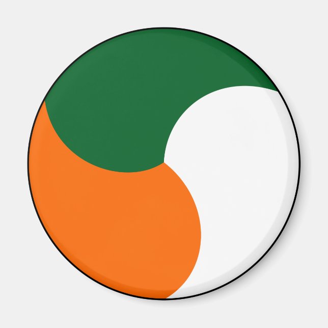 Imã Exército militar - Símbolo da bandeira da Irlanda (Frente)