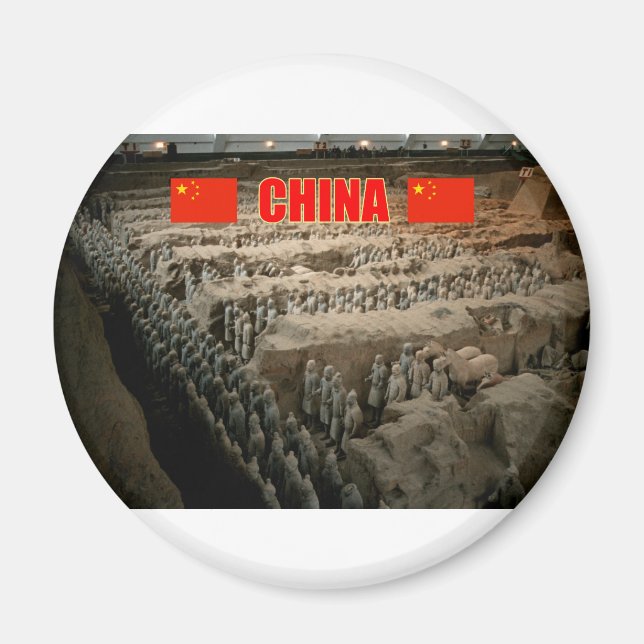Imã Exército Terracotta China - Foto Pró (Frente)