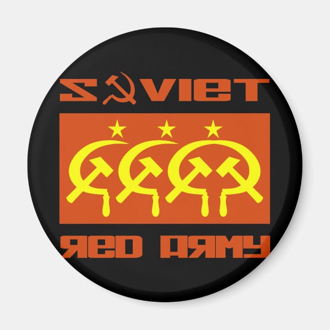 Imã Exército Vermelho do CCCP soviético (Frente)