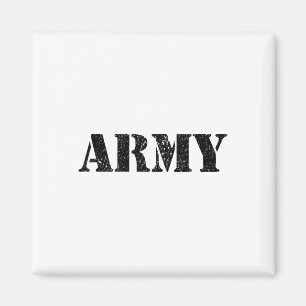 Imã Exército Vintage dos EUA I Exército Militar Verde 