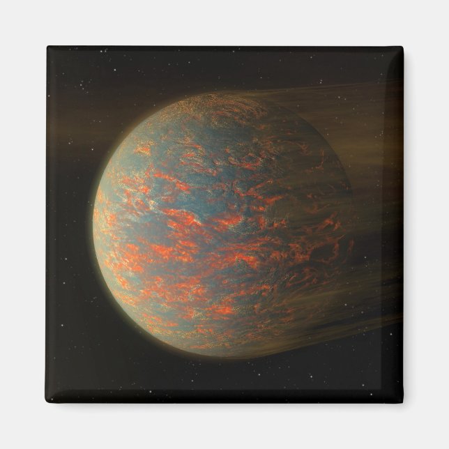 Imã Exoplaneta 55 Cani E E Sua Superfície Molena (Frente)