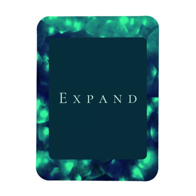 Ímã "Expandir" Magnet Personalizável de Fotografias de (Vertical)