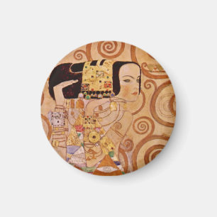 Imã Expectativa por Klimt Arte Novo Vitoriano Vintage