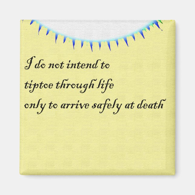 Imã Experimente a vida (Frente)