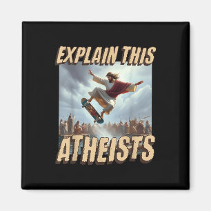 Imã Explique Este Ateus Engraçado Meme Jesus Skateboar