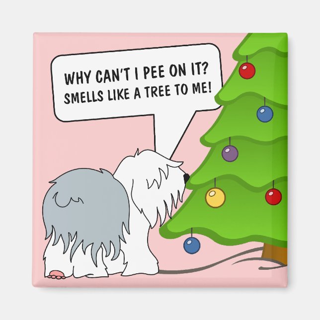 Imã Explique o significado do Natal para seu cachorro  (Frente)