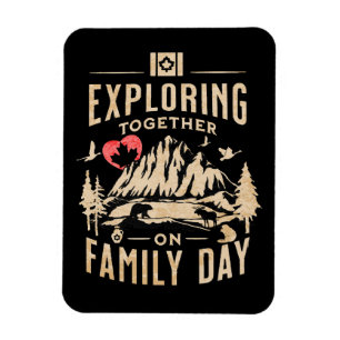 Ímã Explorando Juntos no Dia da Família
