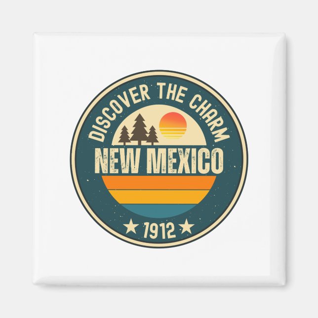 Imã Explore New Mexico Designs For Every Lover  (Frente)