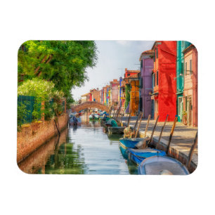 Ímã Explore o Charme Vibrante de Burano