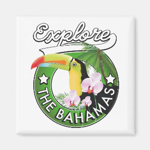 Imã Explore o logotipo das Bahamas