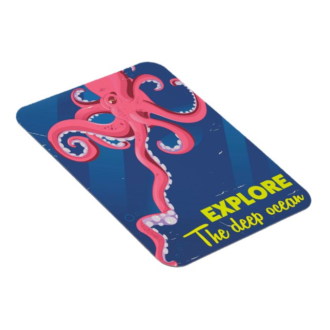 Ímã Explore o oceano profundo (Lado Direito)