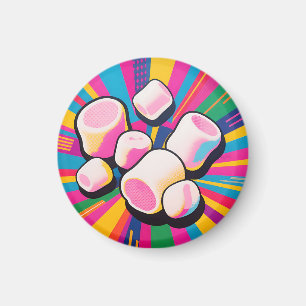 Imã Explosão de Marshmallow Pop Art