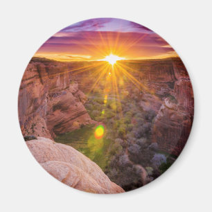 Imã Explosão de sol no Canyon de Chelly, AZ