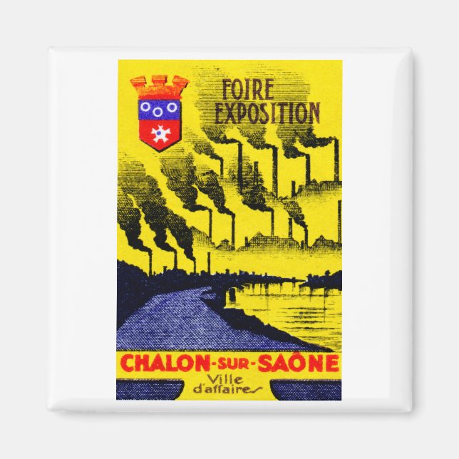 Imã Expo Industrial Francês 1920 (Frente)