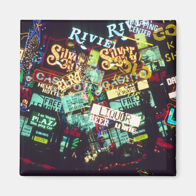 Imã Exposição dupla, sinais de casino, Las Vegas, (Frente)