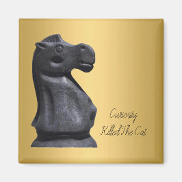 Imã Expressão de ímã "Curiosidade matou o gato"