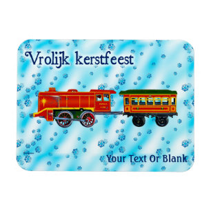 Ímã Expresso de Natal - Kerstfeest de Vrolijk