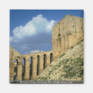 Imã Extasie a ponte e o fosso, a citadela, Aleppo, Syr