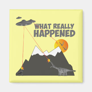 Imã Extinção do dinossauro engraçado