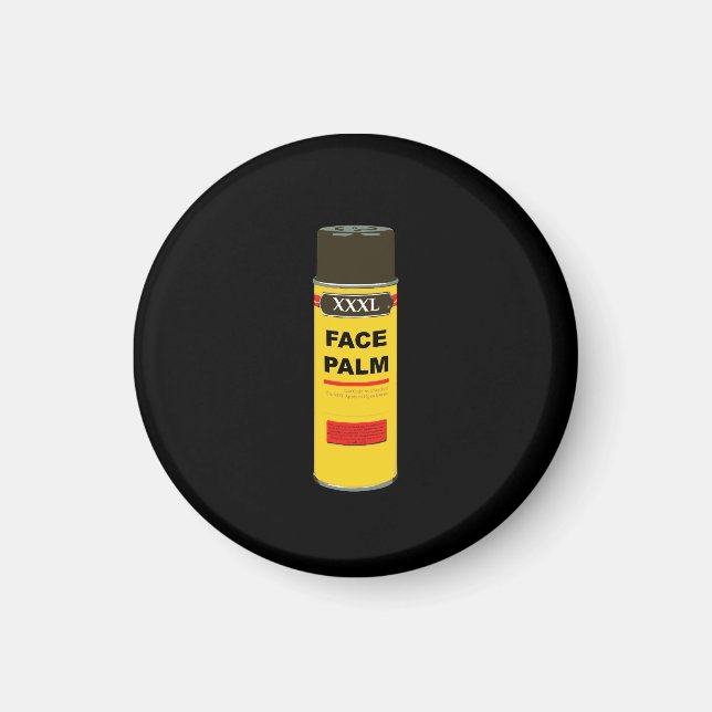 Imã Extra Extra Extra Grande pode de FACE PALM (Frente)