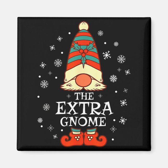 Imã Extra Gnome Xmas Family Christmas  (Frente)