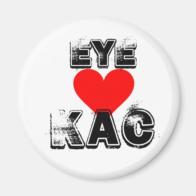 Imã EYE Luv KaC Magnet (Frente)