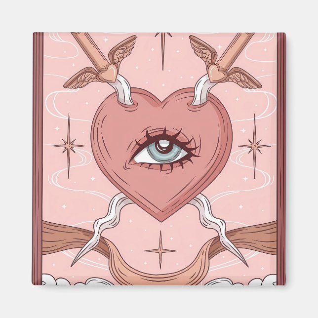 Imã Eye of heart  (Frente)