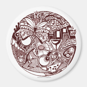 Imã "Eyes 2 Heart - ímã