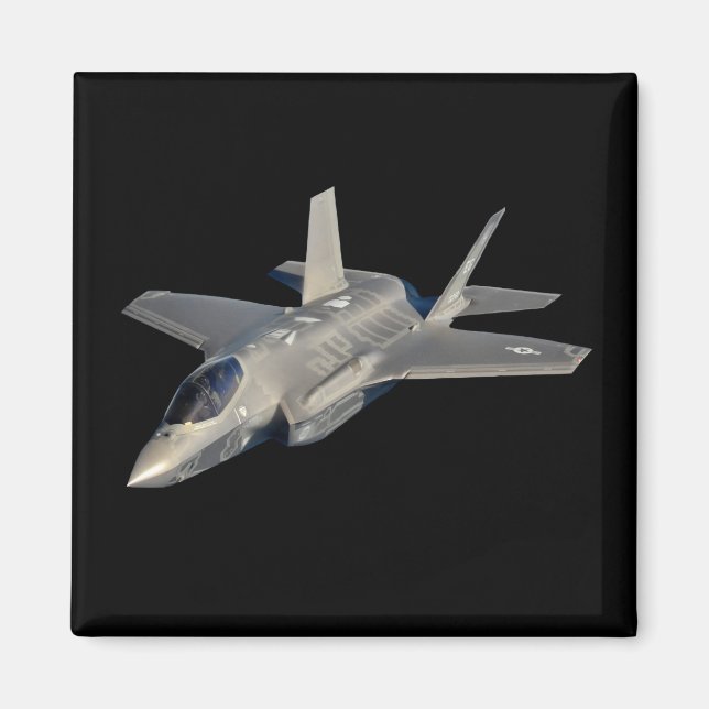 Imã F-35 Relâmpago II Combatente de Jato de Pantera (Frente)