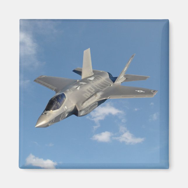 Imã F-35 Relâmpago II Pantera Jato no Céu (Frente)