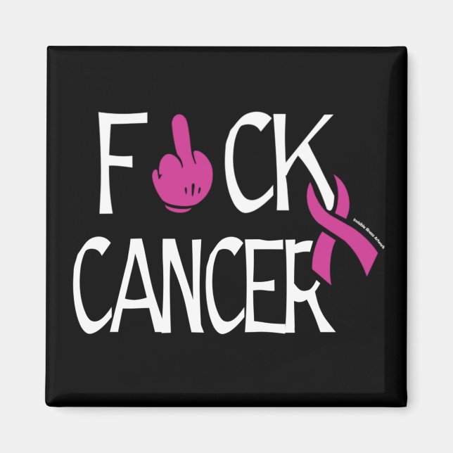Imã F#CANCER CK...Cancer da mama (Frente)