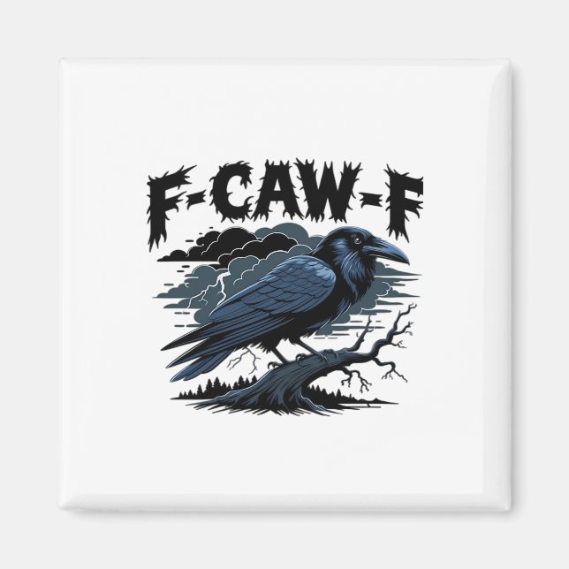 Imã F-Caw-F Clássico Legal Único (Frente)