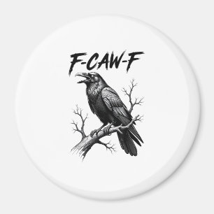 Imã F Caw F Corvo Amante Corvo Meme Estilo Clássico