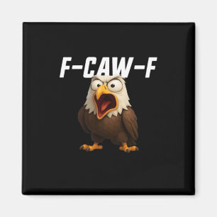 Imã F-Caw-F Engraçado F-Caw-F Acessório Retro Clássico