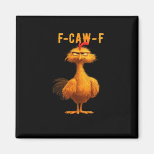 Imã F-Caw-F Frango Arte Essencial Moderna