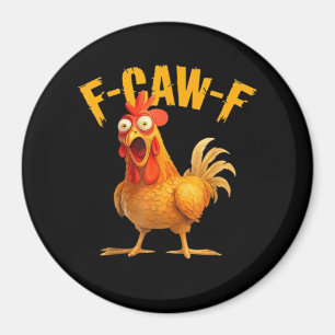 Imã F-Caw-F Frango Clássico Estilo Retro