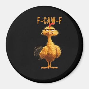Imã F-Caw-F Frango Clássico Estilo Retro