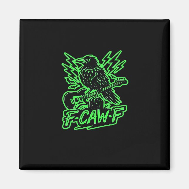 Imã F-Caw-F Frango Clássico Minimal Limpo (Frente)