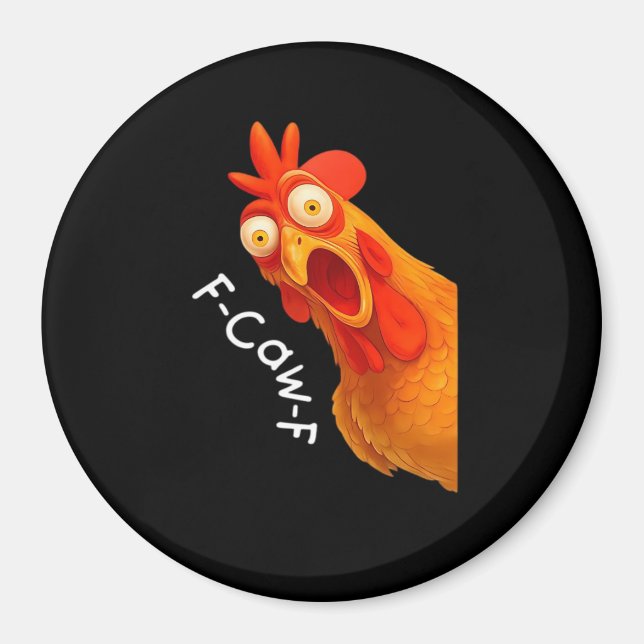 Imã F-Caw-F Frango Essencial Clássico Retro (Frente)