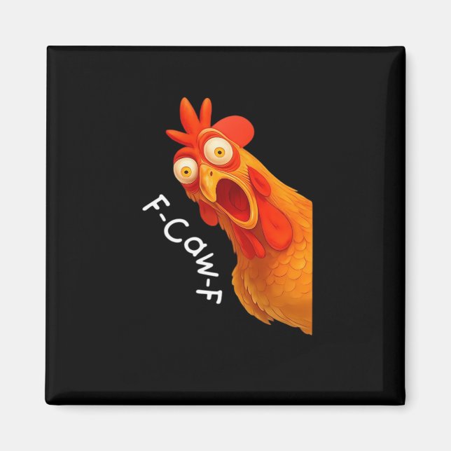 Imã F-Caw-F Frango Essencial Clássico Retro (Frente)