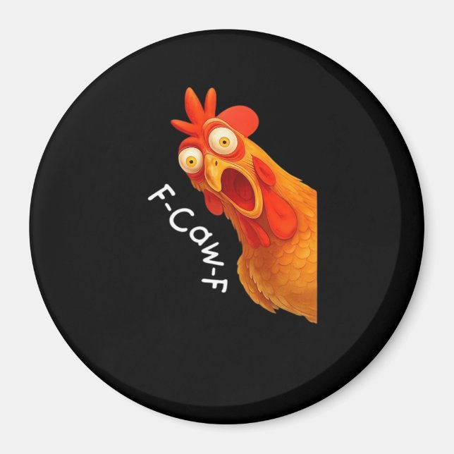 Imã F-Caw-F Frango Essencial Minimal Limpo (Frente)