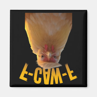 Imã F-caw-f Funny Chicken Humor F-caw-f Quote Trump 