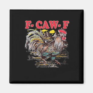 Imã F-Caw-F Hei Hei Moana Galo Clássico Gráfico Divert