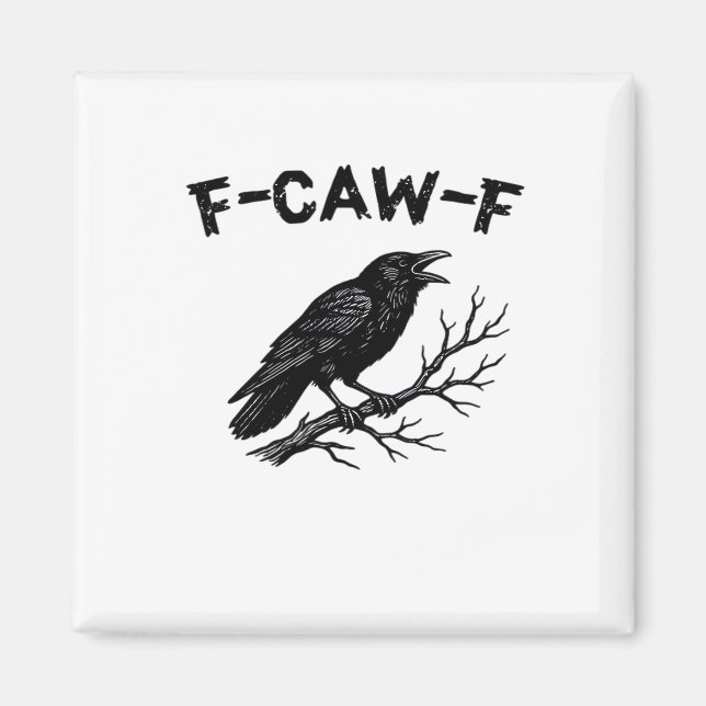 Imã F-Caw-F Minimal Limpo (Frente)
