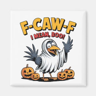 Imã F-Caw-F Quero Dizer Boo Engraçada Maldita Caveira