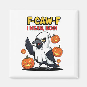 Imã F-Caw-F Quero Dizer Boo Engraçada Maldita Caveira