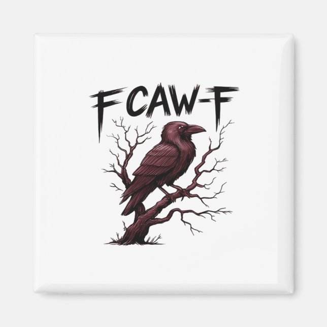 Imã F-Caw-F Raven Clássico (Frente)