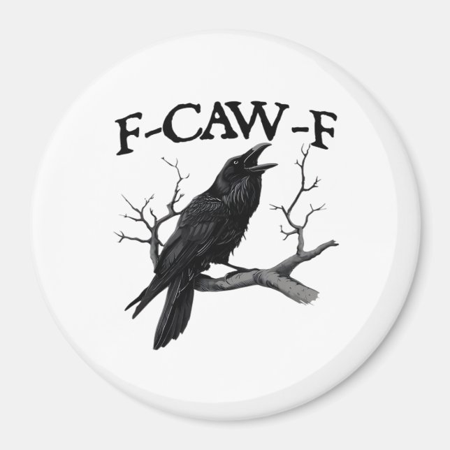 Imã F Caw F Vintage Graphic Classic (Frente)