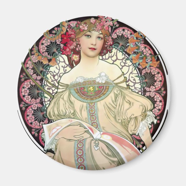 Imã F. Champenois Imprimeur-Éditeur por Alfons Mucha (Frente)