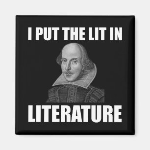 Imã Fã da literatura de Shakespeare engraçado